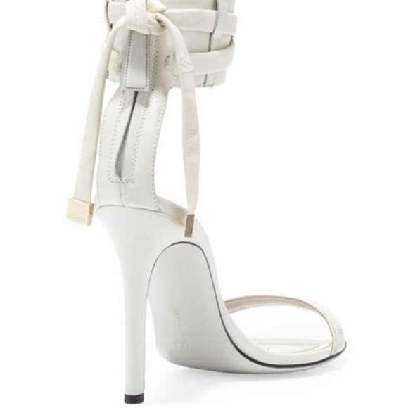 Jason Wu d'Orsay Ankle-Wrap Sandal, Dove Gray - Picture 6 of 16